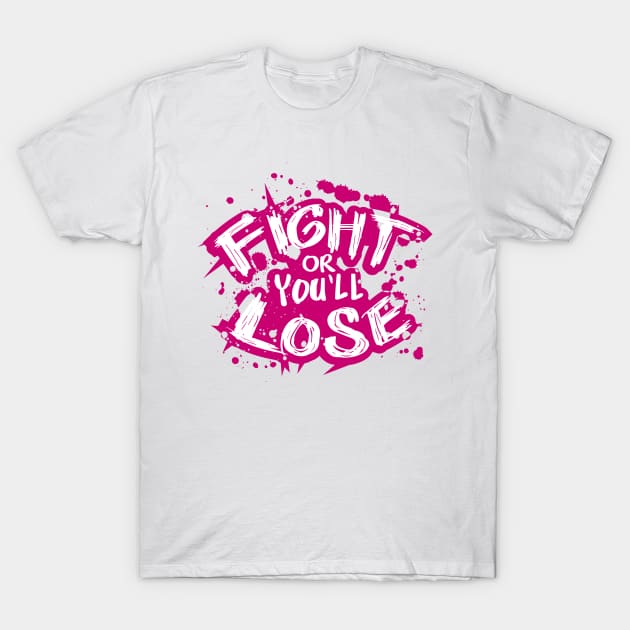 Fighter with a Heart T-Shirt by BC- One- Shop